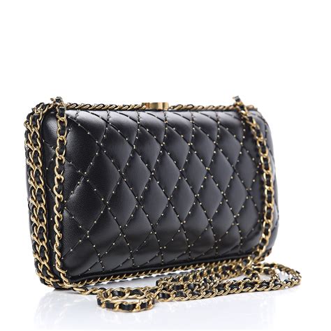 chanel evening clutch|chanel clutch with chain lambskin.